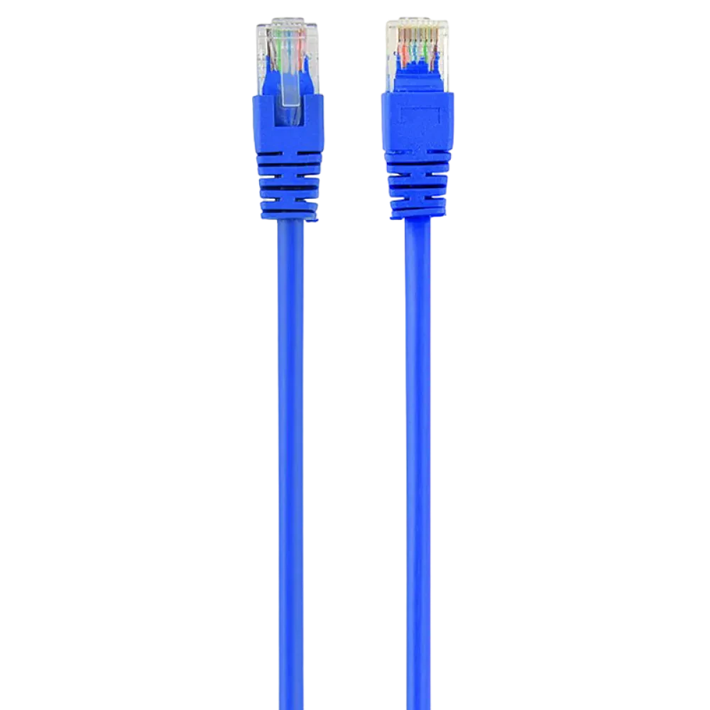 Patch cord Cablexpert PP12-1M/B, CAT5e UTP, 1m, Albastru