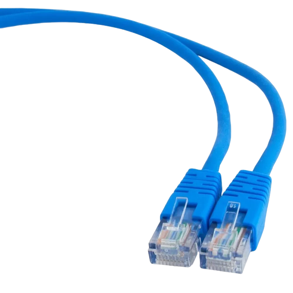 Patch cord Cablexpert PP12-1M/B, CAT5e UTP, 1m, Albastru