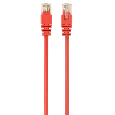 Patch cord Cablexpert PP12-1M/R, CAT5e UTP, 1m, Roșu