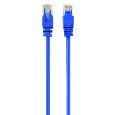 Patch cord Cablexpert PP12-2M/B, CAT5e UTP, 2m, Albastru