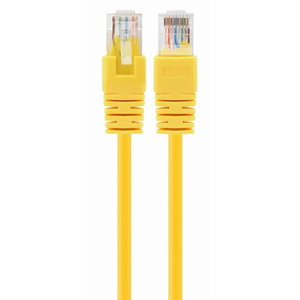 Patch cord Cablexpert PP12-2M/Y, CAT5e UTP, 2m, Galben
