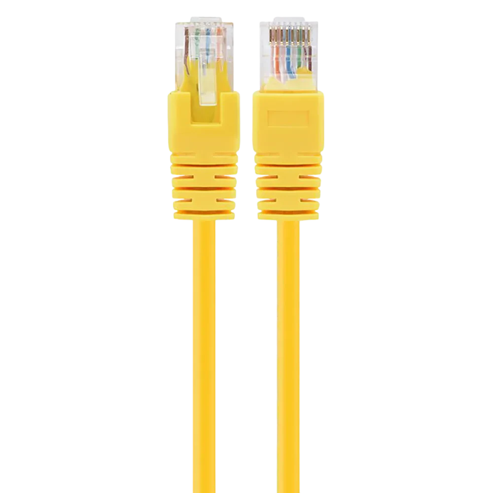 Patch cord Cablexpert PP12-2M/Y, CAT5e UTP, 2m, Galben