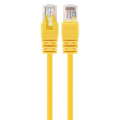 Patch cord Cablexpert PP12-2M/Y, CAT5e UTP, 2m, Galben