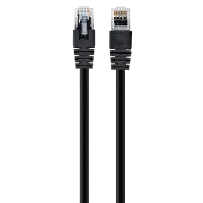 Patch cord Cablexpert PP12-3M/BK, CAT5e UTP, 3m, Negru