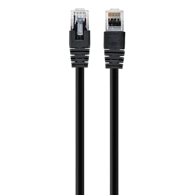 Patch cord Cablexpert PP12-5M/BK, CAT5e UTP, 5m, Negru