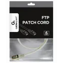 Patch cord Cablexpert PP6-0.5M, Cat6 FTP , 0,5m, Gri