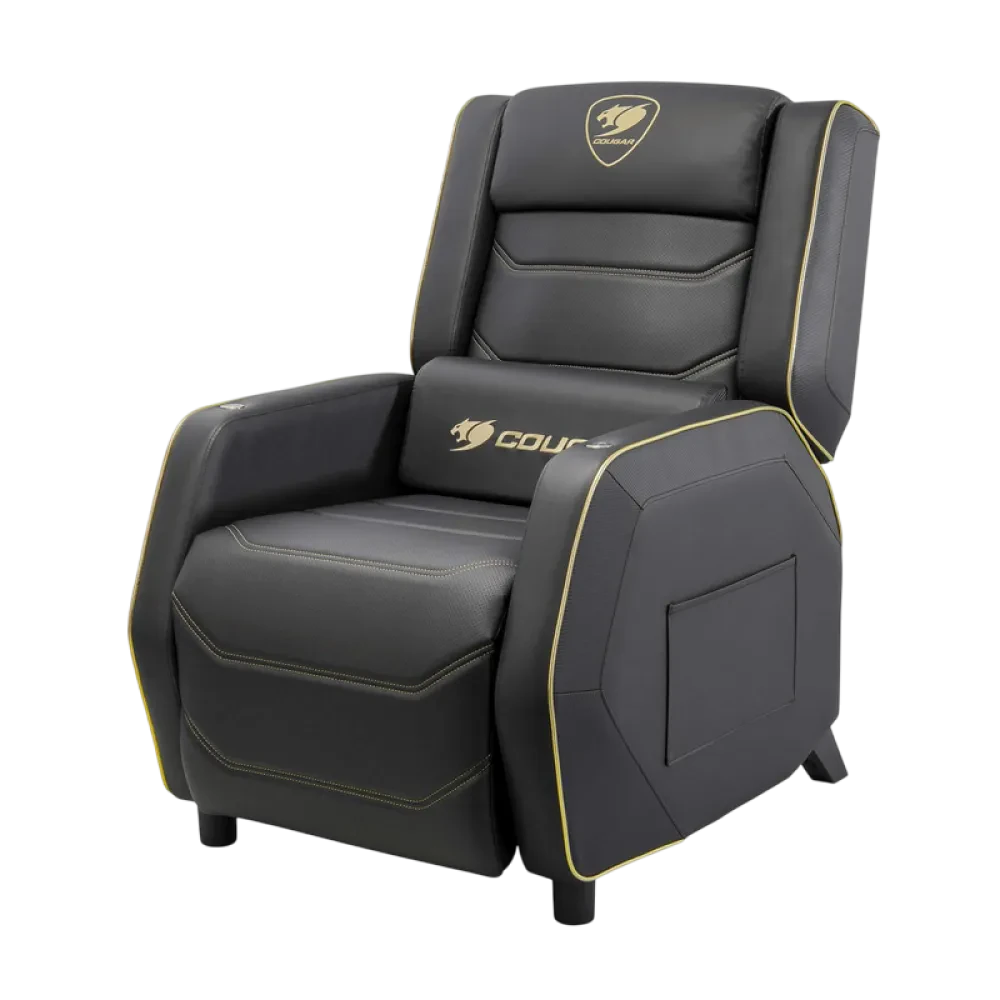 Scaun Gaming Cougar Ranger Pro Royal, PVC Piele, Negru | Auriu