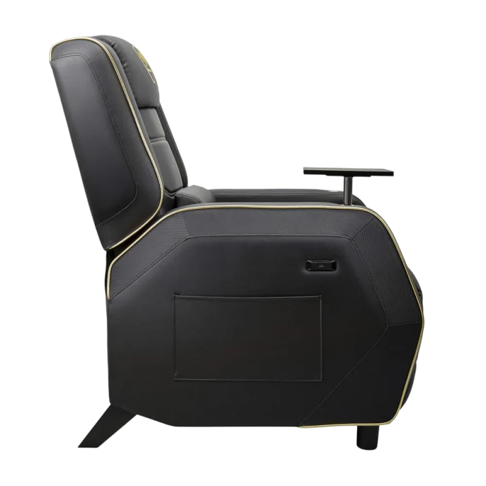 Scaun Gaming Cougar Ranger Pro Royal, PVC Piele, Negru | Auriu