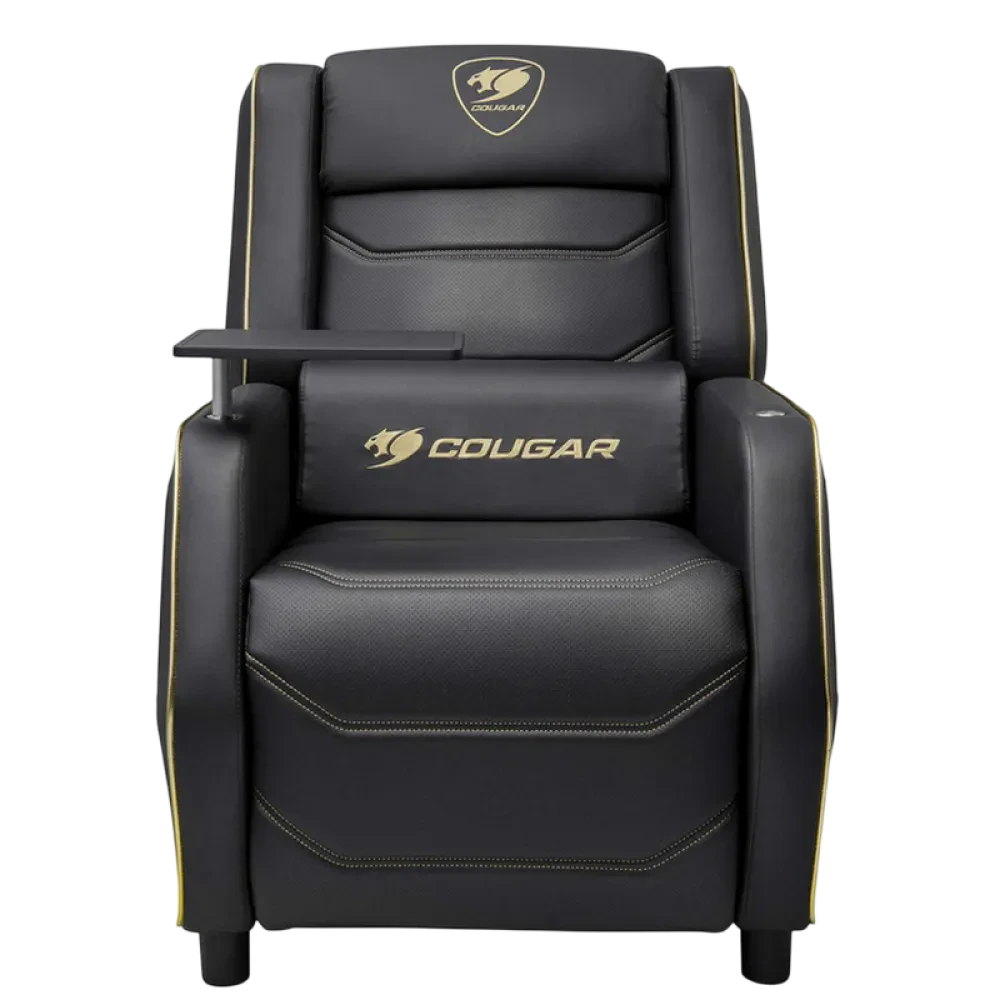 Scaun Gaming Cougar Ranger Pro Royal, PVC Piele, Negru | Auriu