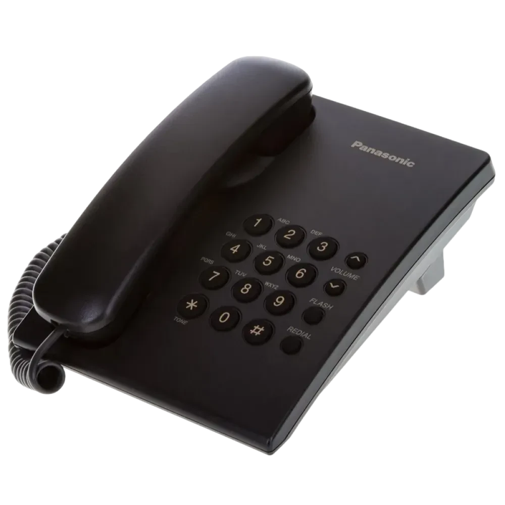 Проводной телефон Panasonic KX-TS2350, Чёрный