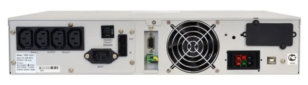 Источник бесперебойного питания PCM VGD-2000RM, Онлайн, 2000VA, Крепление в стойку