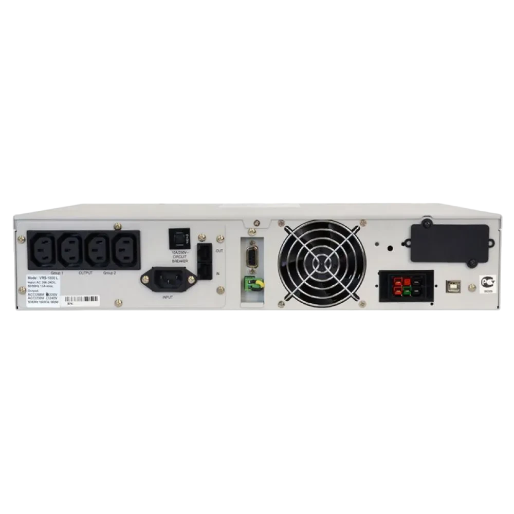 Источник бесперебойного питания PCM VGD-2000RM, Онлайн, 2000VA, Крепление в стойку