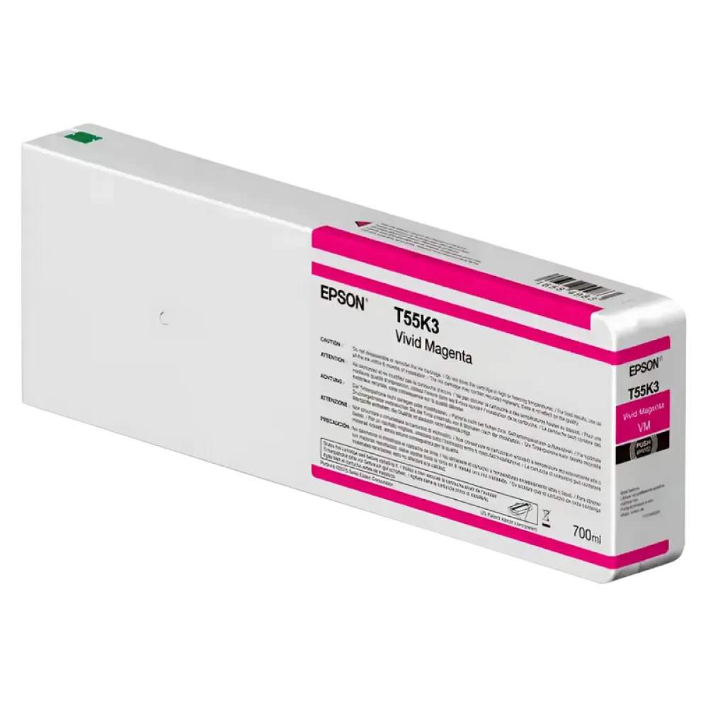 Cartuș de cerneală Epson T55K30N UltraChrome HDX/HD, 700ml, Vivid magenta