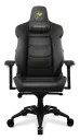 Scaun Gaming Cougar ARMOR EVO, PVC Piele, Negru/Auriu