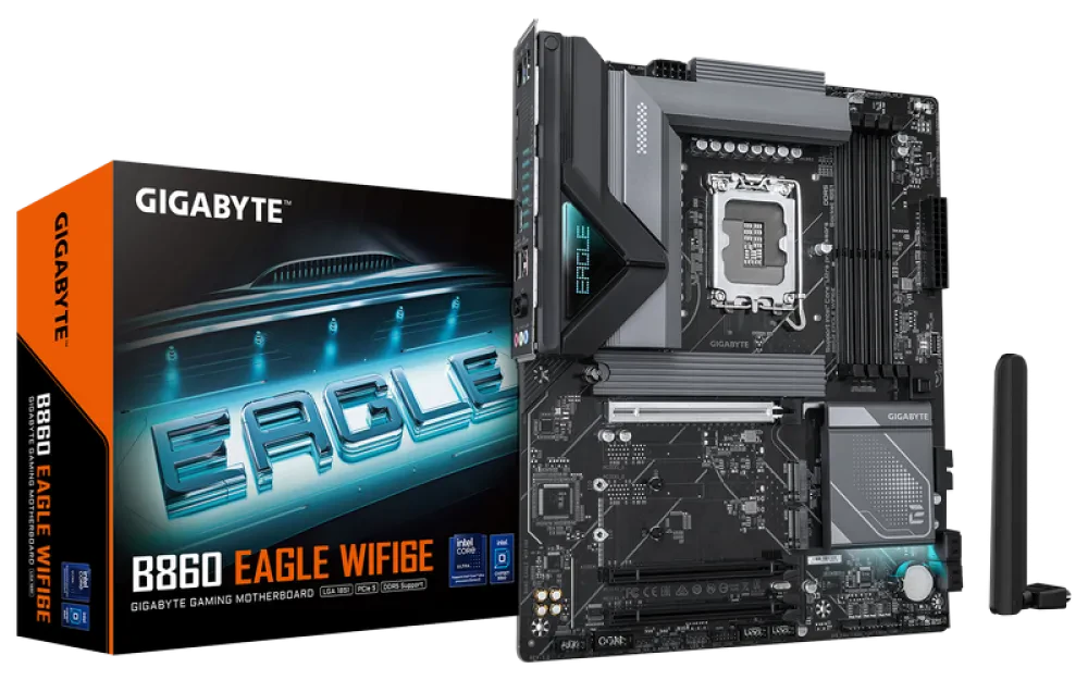 Материнская плата Gigabyte B860 EAGLE WIFI6E, LGA1851, Intel B860, ATX