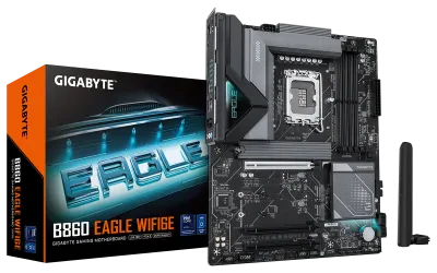 Placă de bază Gigabyte B860 EAGLE WIFI6E, LGA1851, Intel B860, ATX