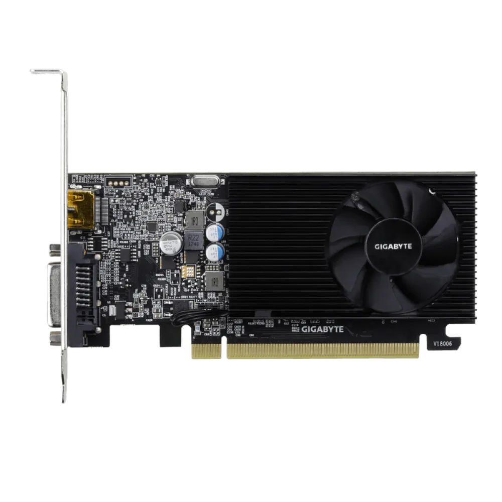 Видеокарта Gigabyte GV-N1030D4-2GL,  2ГБ DDR4 64бит
