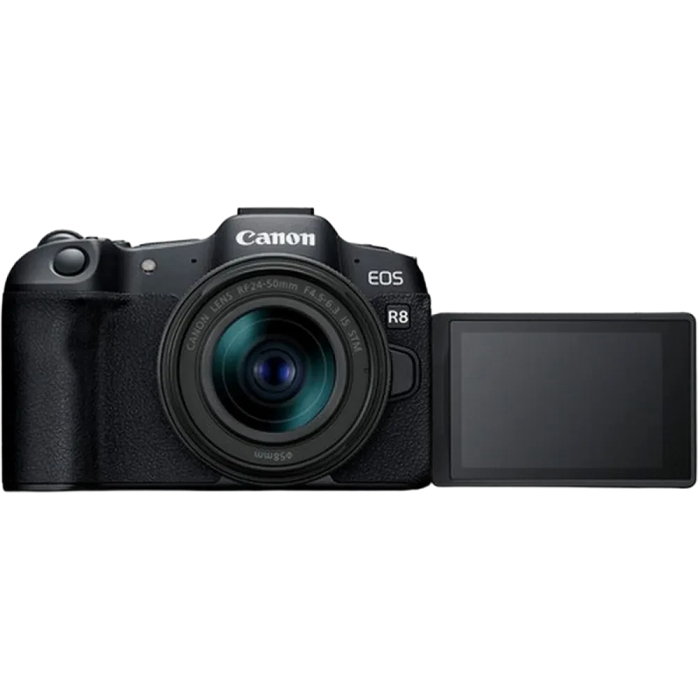Aparat Foto Mirrorless Canon EOS R8 & RF 24-50mm f/4.5-6.3 IS STM KIT