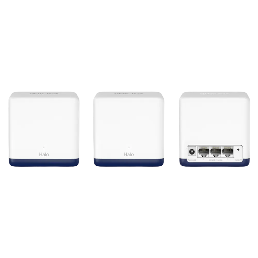 Домашняя Mesh Wi-Fi система MERCUSYS Halo H50G (3-pack), Белый
