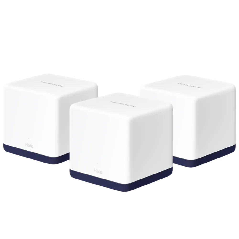 Домашняя Mesh Wi-Fi система MERCUSYS Halo H50G (3-pack), Белый