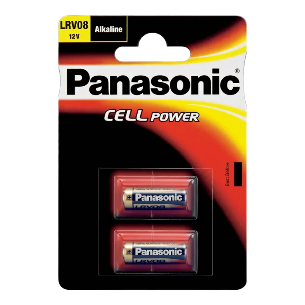 Батарейки Panasonic LRV08L, LRV08, 40мА·ч, 2шт.