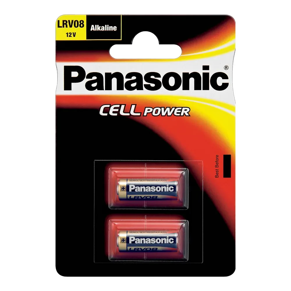 Батарейки Panasonic LRV08L, LRV08, 40мА·ч, 2шт.