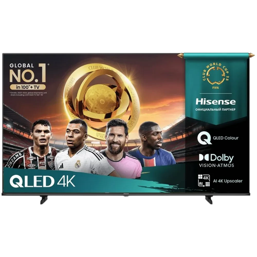 55" QLED SMART TV Hisense 55E7Q, 3840x2160 4K UHD, VIDAA U9, Negru