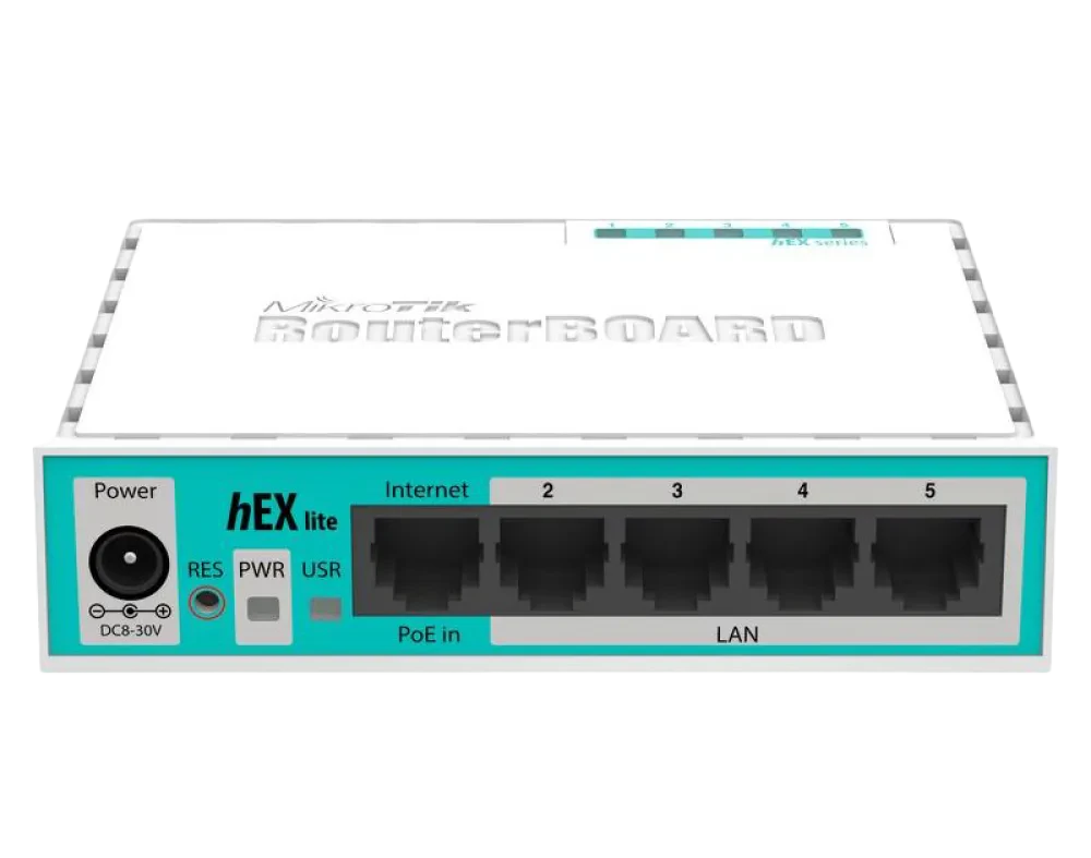 Маршрутизатор MikroTik hEX lite, Белый