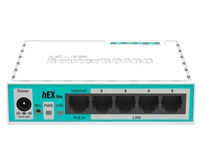 Маршрутизатор MikroTik hEX lite, Белый