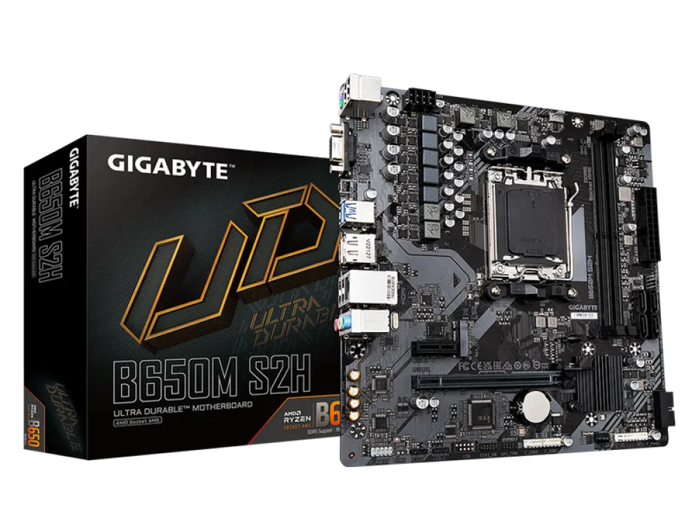 Placă de bază Gigabyte B650M S2H, AM5, AMD B650, Micro-ATX