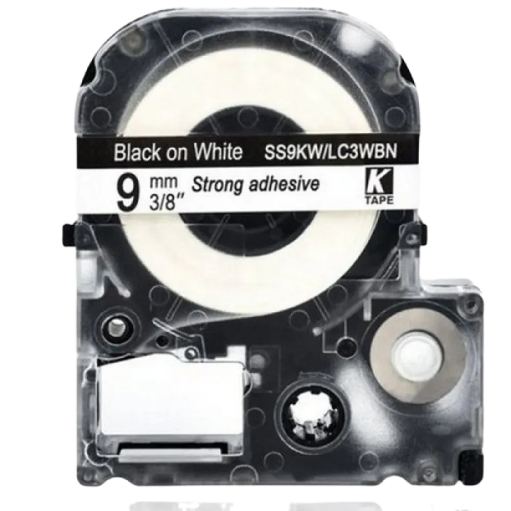  Epson LK-3WBN, 9мм х 9м