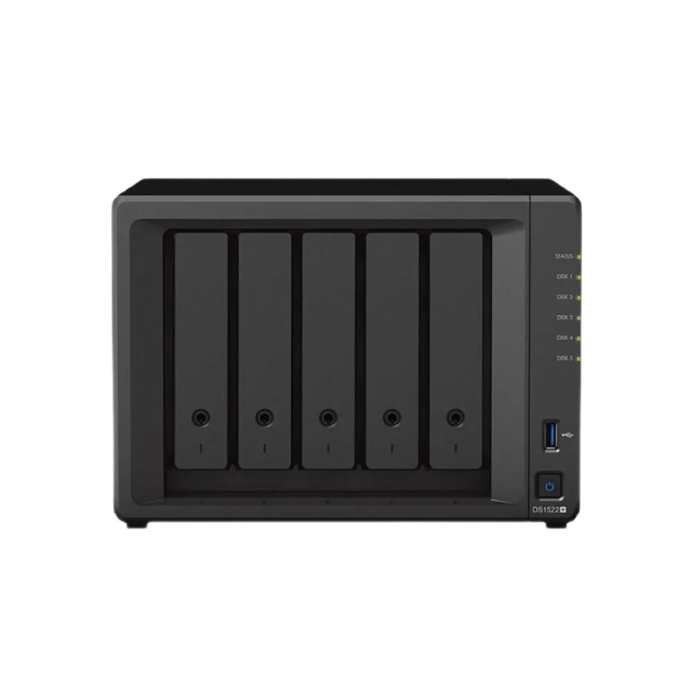 Stocare atașată la rețea SYNOLOGY DS1522+, Negru