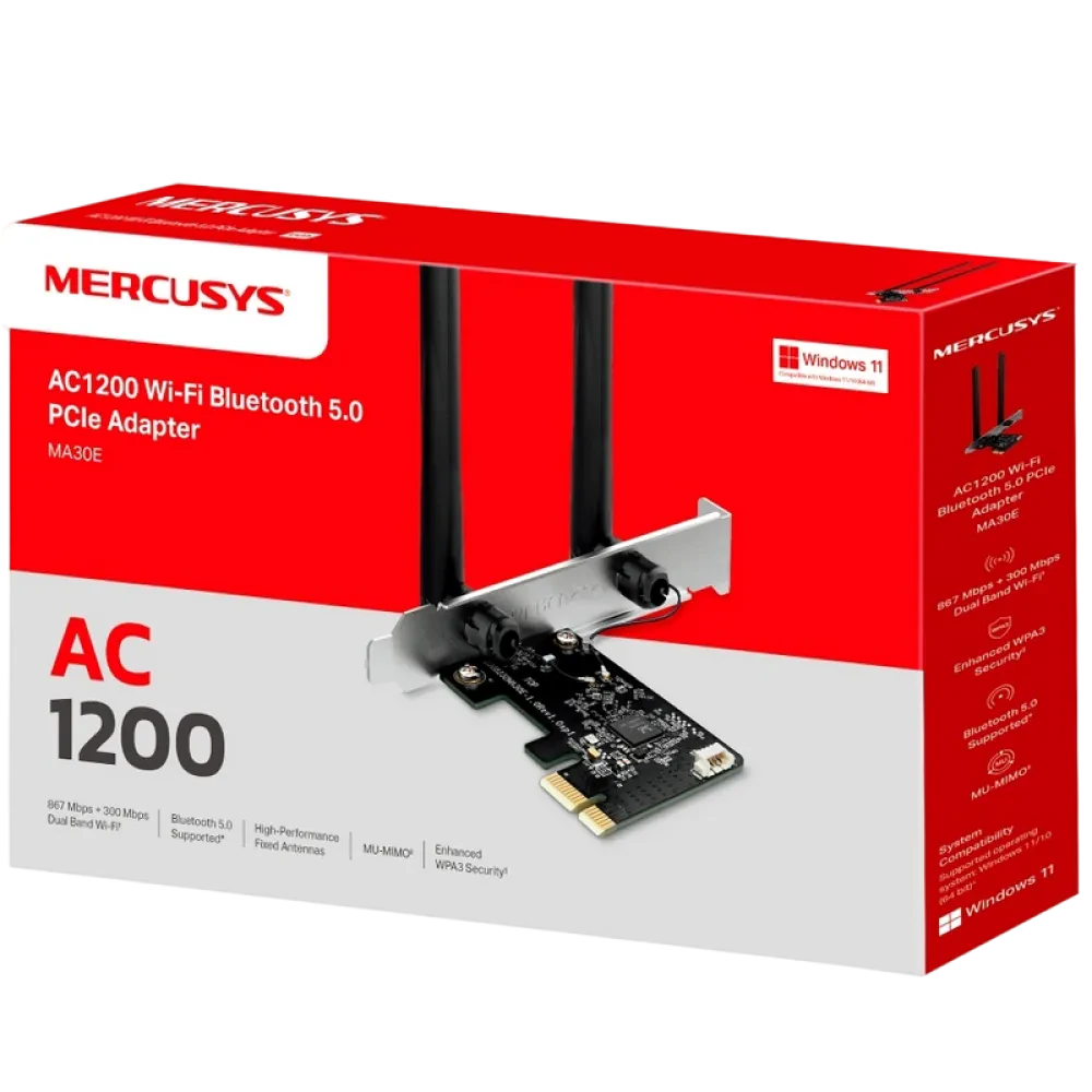 Сетевой адаптер PCIe MERCUSYS MA30E