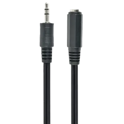 Cablu audio Cablexpert CCA-423, 3.5mm 3-pin (F) - 3.5mm 3-pin (M), 1,5m, Negru