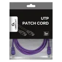 Patch cord Cablexpert PP12-2M/V, CAT5e UTP, 2m, Violet