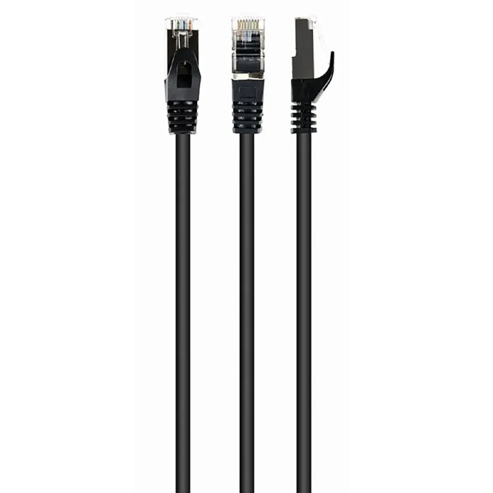 Patch cord Cablexpert PP6-2M/BK, Cat6 FTP , 2m, Negru