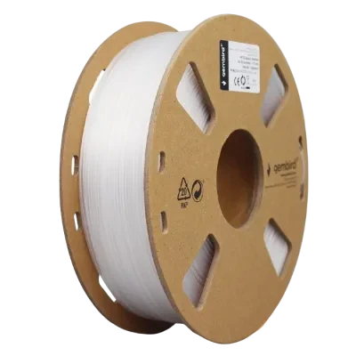 Filament pentru imprimantă 3D Gembird 3DP-PETG1.75-01-W, PETG, Alb, 1.75 mm, 1 kg