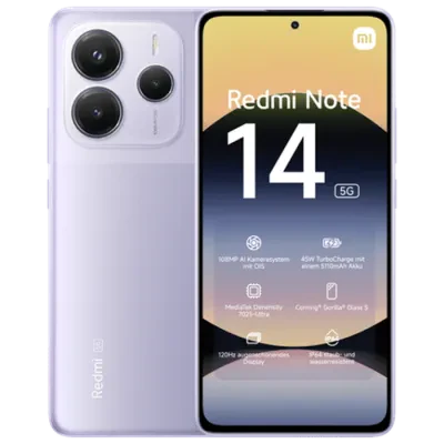 Смартфон Xiaomi Redmi Note 14 5G, 8Гб/256Гб, Lavender Purple