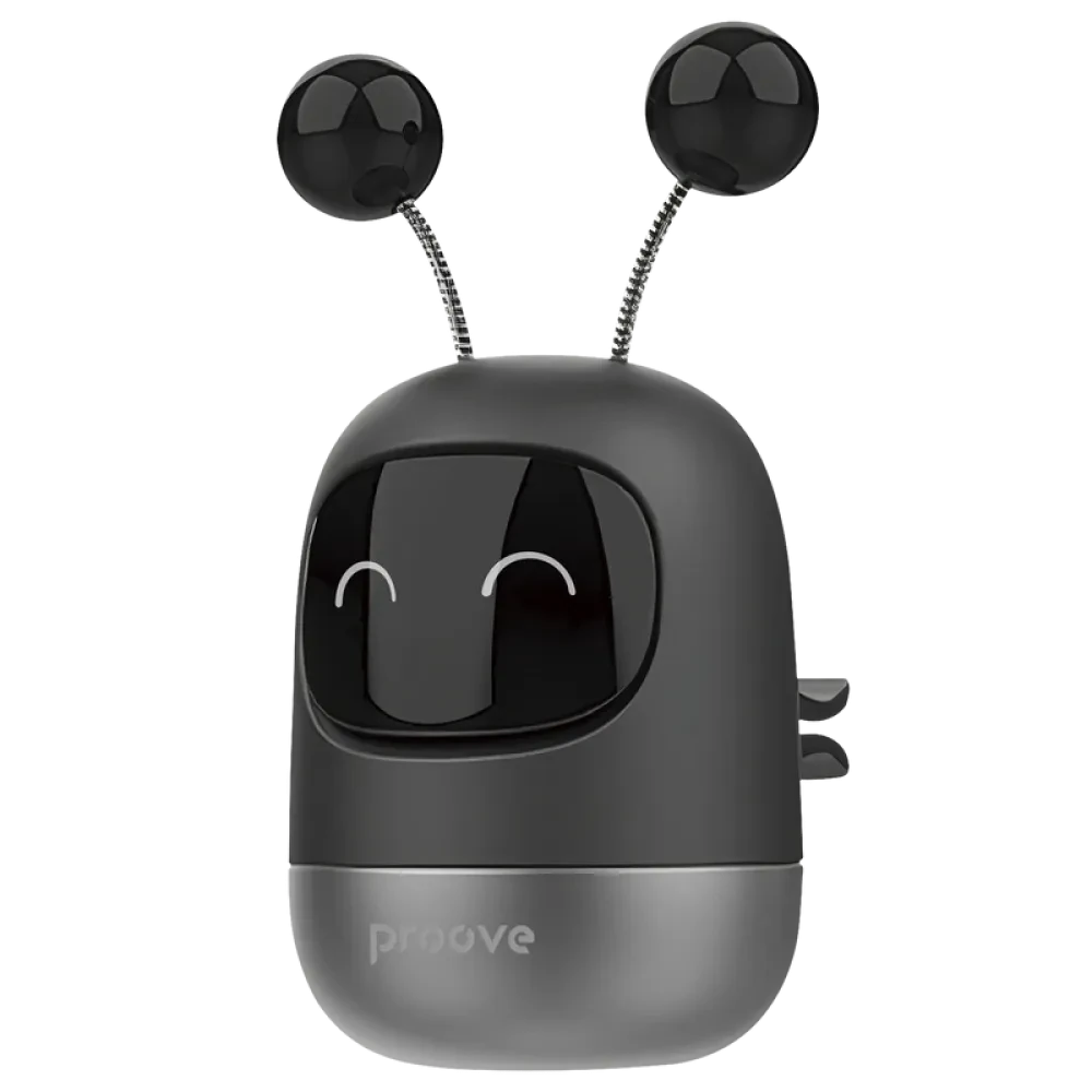Aromatizator auto Proove Emoji Robot Happy, Negru