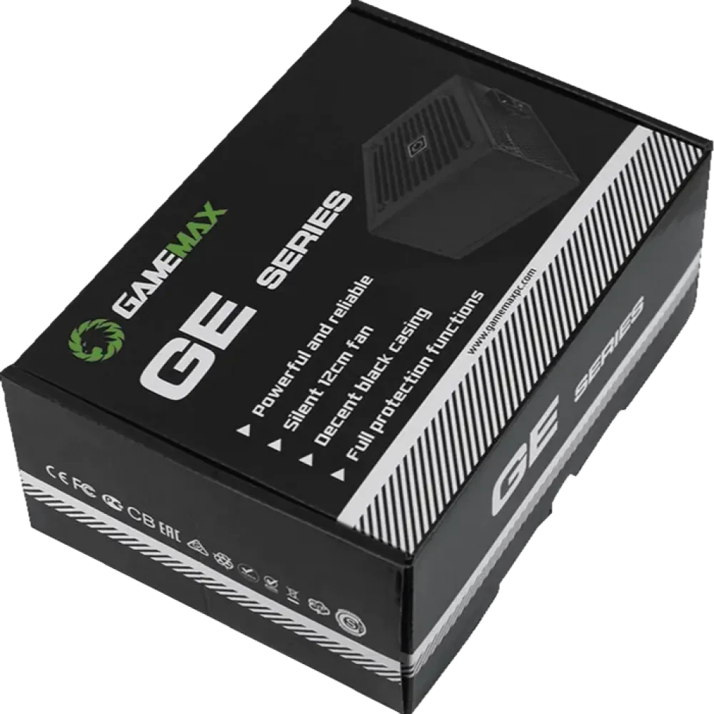 Блок питания для компьютеров Gamemax GE-600, 600Вт, ATX, Немодульный