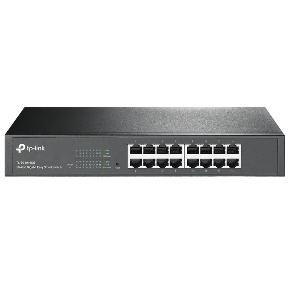 Switch de rețea TP-LINK TL-SG1016DE, 16x 10/100/1000 Mbps