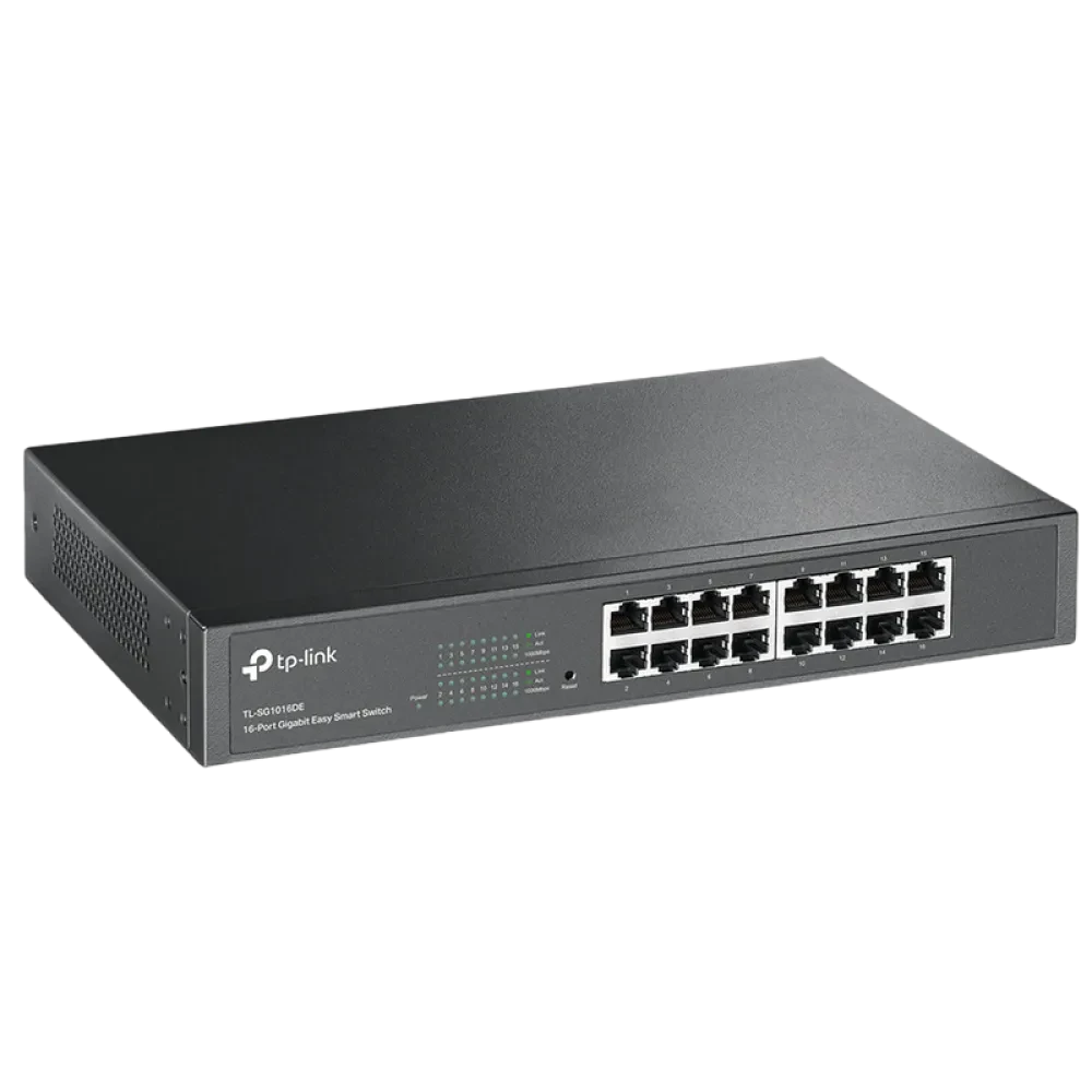 Switch de rețea TP-LINK TL-SG1016DE, 16x 10/100/1000 Mbps