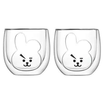 Set de pahare Ardesto 300 ml, 2 bucs, Transparent