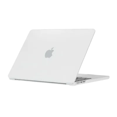Husă pentru laptop Tech Protect Smartshell Macbook Air 13 (2022), 13.6", Policarbonat, Matte Clear