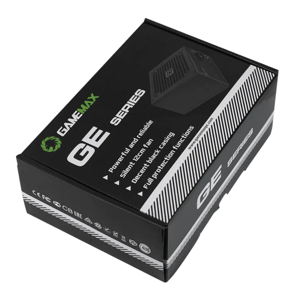 Блок питания для компьютеров Gamemax GE-700, 700Вт, ATX, Немодульный