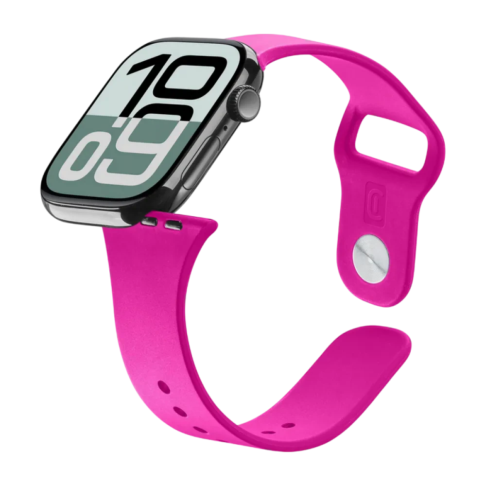 Curea pentru ceas Cellularline Urban Band 42/44/45/49mm, Silicon, Roz