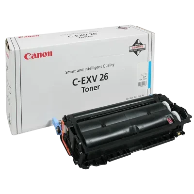 Тонер-картридж Canon C-EXV26, 1,09кг, Голубой