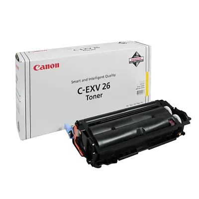 Тонер-картридж Canon C-EXV26 (1657B006), 1,09кг, Жёлтый