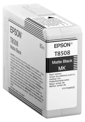 Картридж чернильный Epson T850 UltraChrome HD, 80мл, Матовый Черный