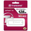 Memorie USB Transcend JetFlash 730, 128GB, Alb